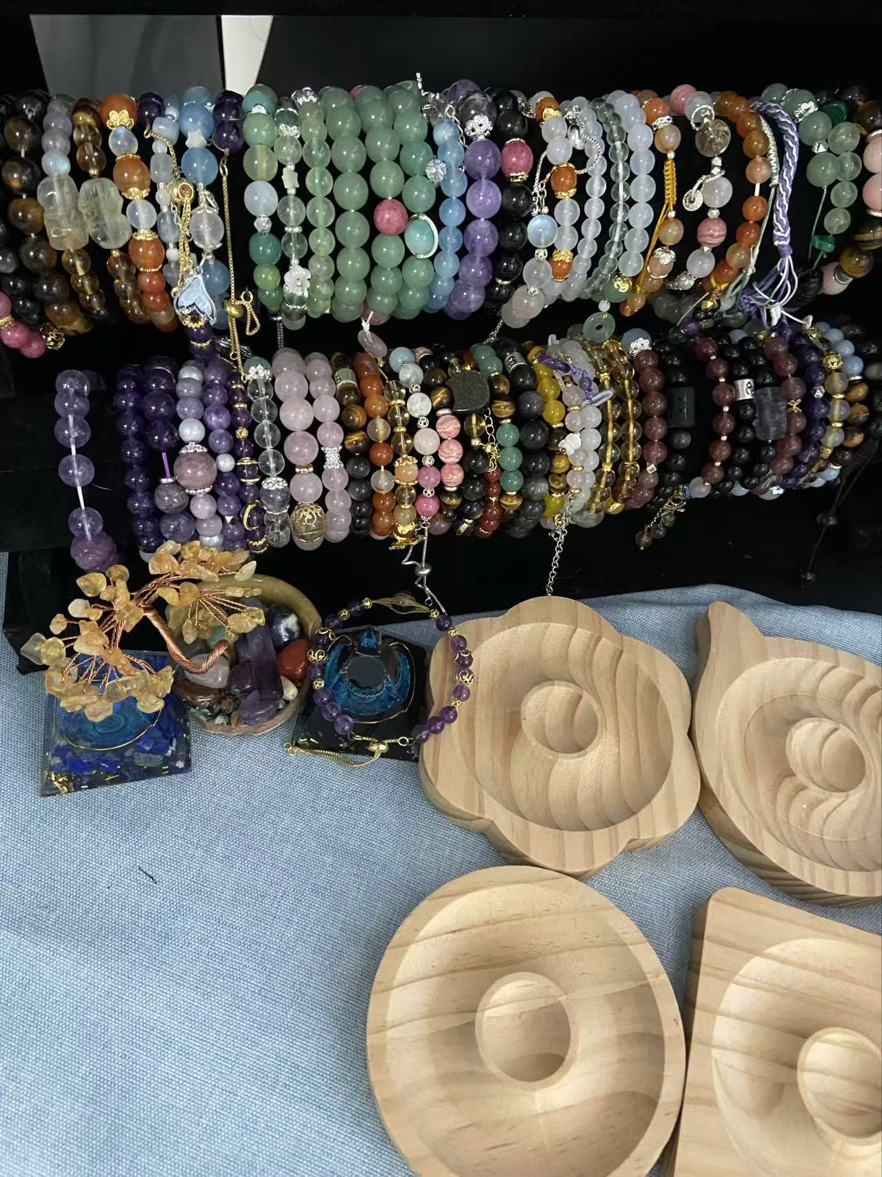 Mystery Crystal Gemstone Gashapon machine Gashapon opening ball obtained – Bonus DIY Gift (Lucky Draw Handmade Bracelet/Pendant- Open In Live