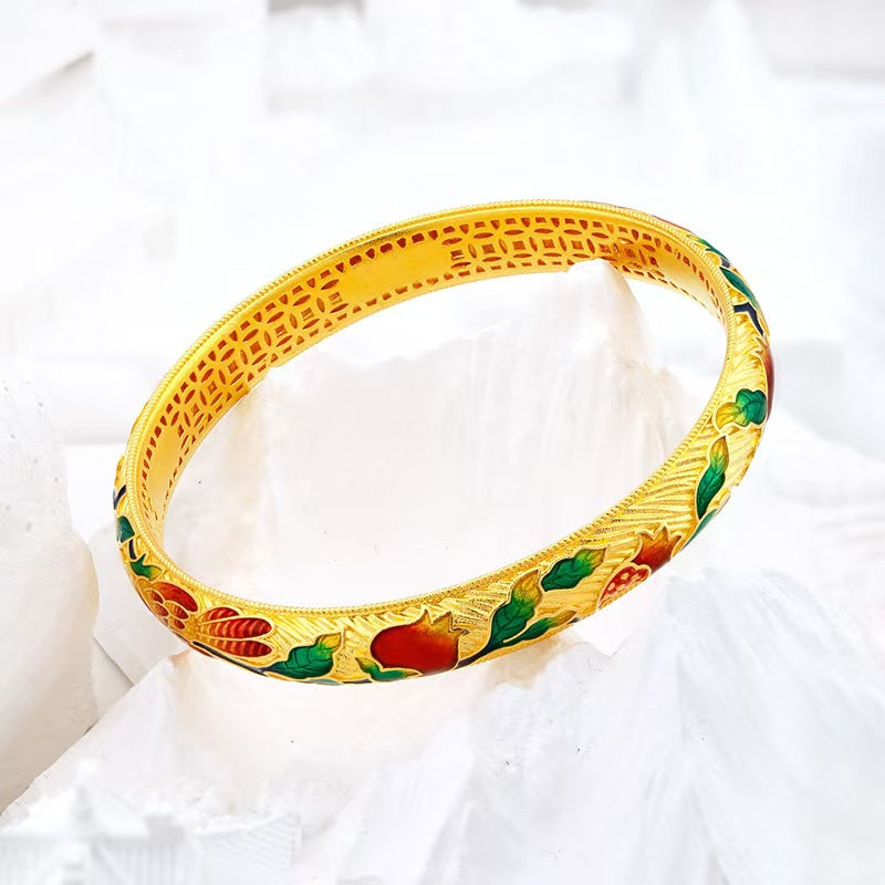 Enamel Phoenix Bracelet