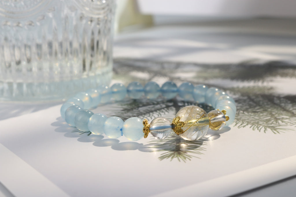 Aquamarine bracelet 1