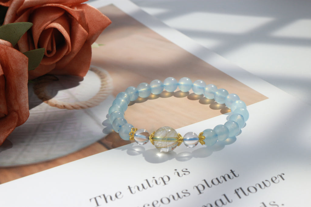 Aquamarine bracelet 1