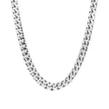 Cuban Link Chain Necklace – 925 Silver Plated, Multiple Sizes